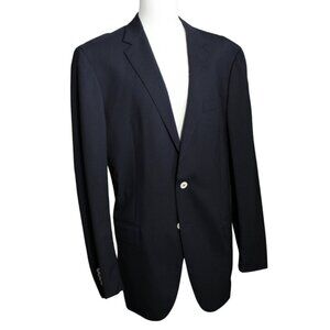 PAL ZILERI Concert SZ 46L Black Wool Sport Jacket Blazer Made in Italy